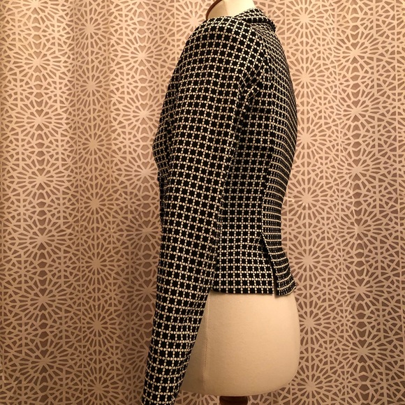 Mosaic & Co Size Small Black & White Jacket Blazer - Picture 5 of 10